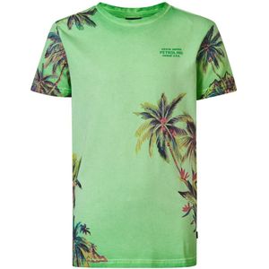 Petrol T-Shirt Botanical Palboo Groen