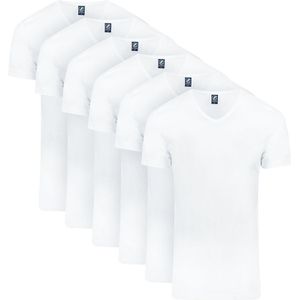 Suitable Vibabo T-Shirt V-Hals Wit 6-Pack