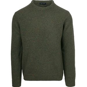 Suitable Trui Tweed Wol Blend Groen