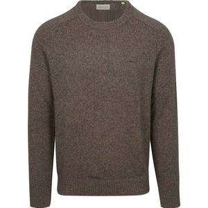 Gant Pullover Wool Blend Bruin