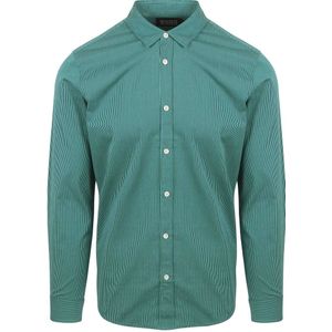 Scotch and Soda Hemd Essentia Popin Stripe Groen