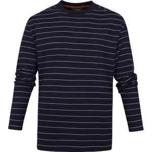 Scotch and Soda Pullover Waffle Donkerblauw