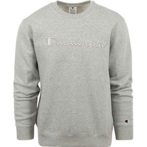 Chapion Sweater Logo Lichtgrijs