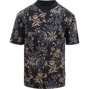 Marc O'Polo T-Shirt Bloemen Navy