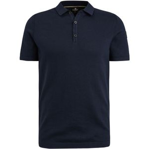 Vanguard Knitted Polo Navy