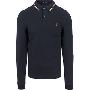 Fred Perry Longsleeve Polo Navy U86