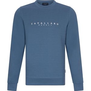 Cavallaro Cavezzio Sweater Logo Blauw