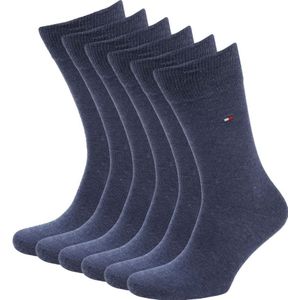 Tommy Hilfiger Classic 6-Pack Sokken Blauw