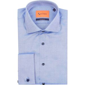 Suitable Overhemd Fijne Ruit Blauw DM22-02