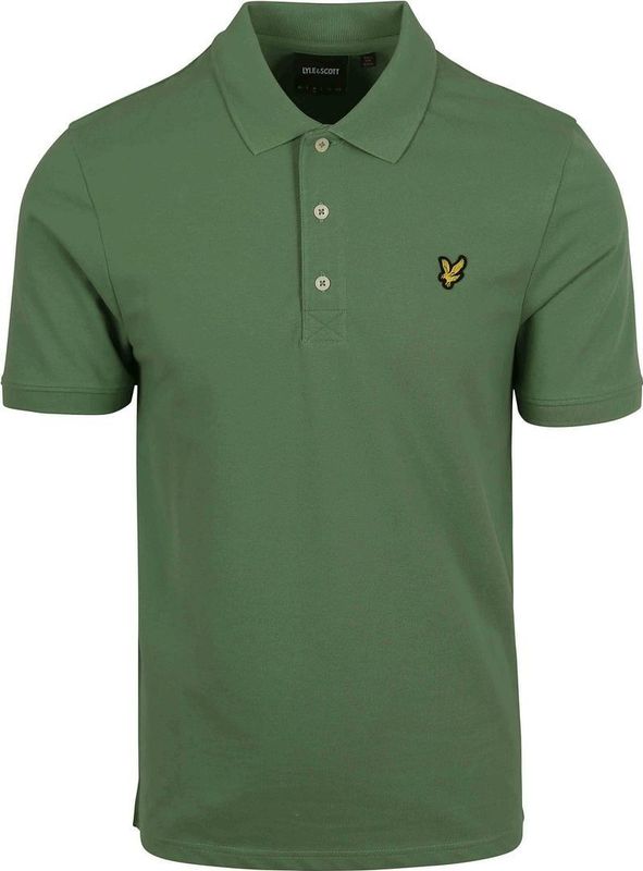 Lyle and Scott Polo Plain Groen