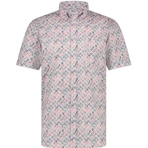 State Of Art Short Sleeve Hemd Print Roze