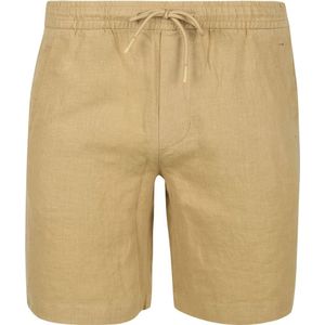 Suitable Linnen Beach Shorts Beige