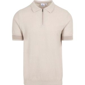 Bue Industry Knitted Pooshirt Structuur Beige