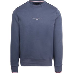 Tommy Hifiger Sweater ogo Tipped Donkerbauw