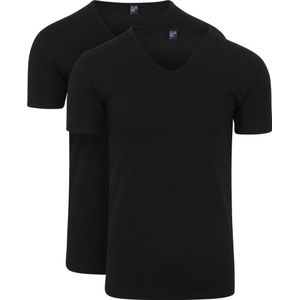 Alan Red Oklahoa T-Shirt Stretch Zwart (2-Pack)
