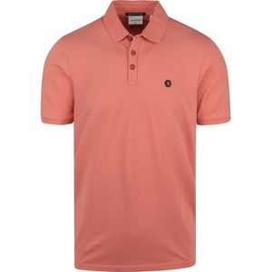 No Excess Polo Pique Koraalrood