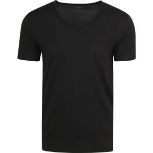 Mey V-hals Dry Cotton T-shirt Zwart