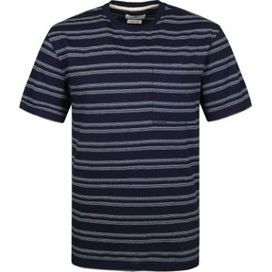 Anerkjendt T-shirt Kikki Strepen Donkerblauw