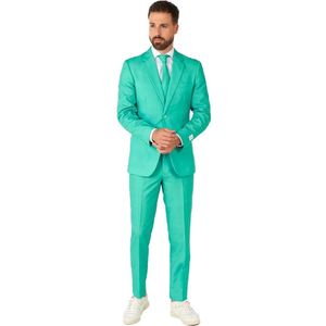 OppoSuits Trendy Turquoise Kostuum