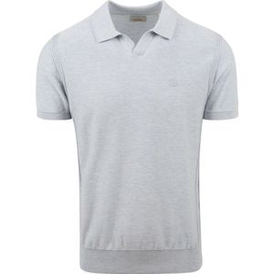 Dstrezzed Polo elange Slub Lichtblauw