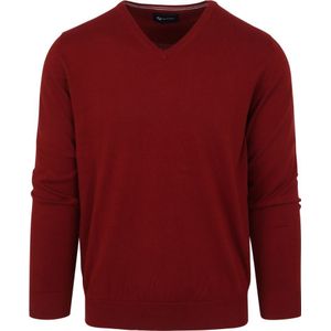 Suitable Pullover Vini V-Hals Rood