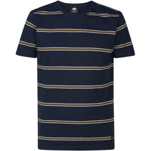 Petro T-Shirt Rugby Gestreept Navy
