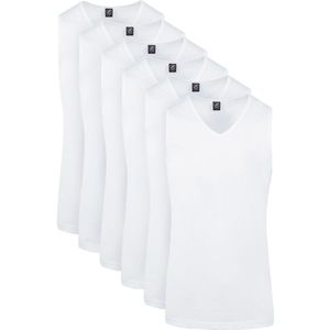 Suitable Viless T-Shirt ouwloos Wit 6-Pack