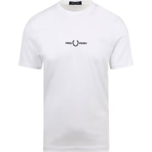 Fred Perry T-hirt M4580 Wit