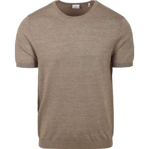 Blue Indutry Knitted T-hirt Melange Taupe