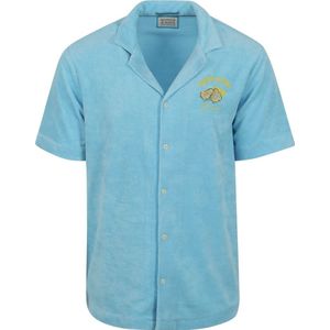 cotch and oda Overhemd Badtof Lichtblauw