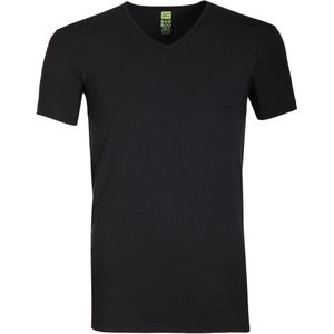 Alan Red Bamboo T-hirt Zwart