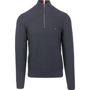 Toy Hilfiger Half Zip Trui Structuur Navy