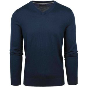 Suitable Merino Pullover V-Hals Navy