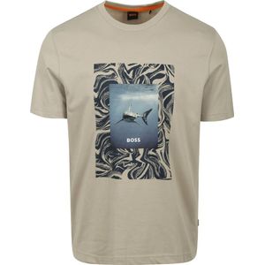 BOSS T-shirt Tucan Beige