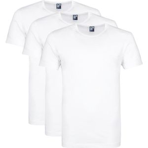 Aan Red Giftbox Derby O-Has T-shirts Wit (3Pack)