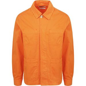 King Essentials The Benjamin Overshirt Oranje