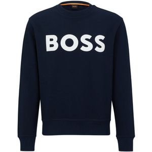 BOSS Trui ogo Navy