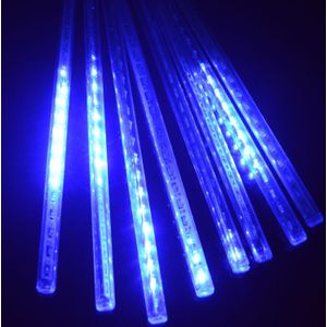 Kerst - LED Meteoorregen Buis - 30 cm - Blauw