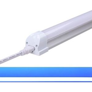 TL LED Buis Blauw - 9 Watt - 60 cm - Met Armatuur