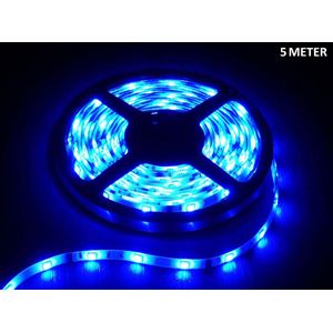 LED Strip Blauw - 5 Meter - 60 LEDS Per Meter - Waterdicht