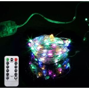 Lichtdraad Kerstverlichting 10 Meter - USB - RGB - Voor Buiten