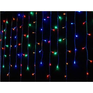 Kerstverlichting Gordijn 4 x 0,8 Meter - RGB - Voor Buiten