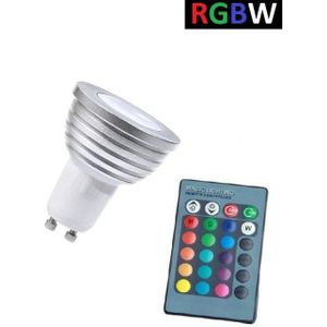 LED Spot RGB + Koel Wit - 5 Watt - GU10