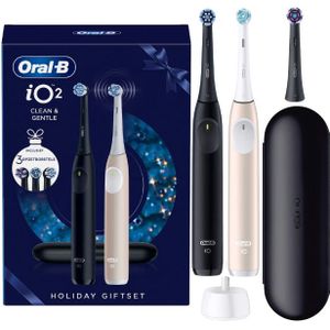 Oral-B iO 2 Black + Extra Body Pink Holiday Giftset