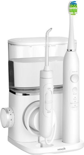 Waterpik - Sensonic Complete Care - Water Flosser en Oplaadbare Elektrische Tandenborstel - Wit