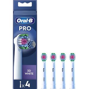 Oral-B PRO 3D-White opzetborstels - 4 stuks