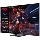 TCL C74 Series 55C749 tv 139,7 cm (55) 4K Ultra HD Smart TV Wifi Zwart 1000 cd/m²