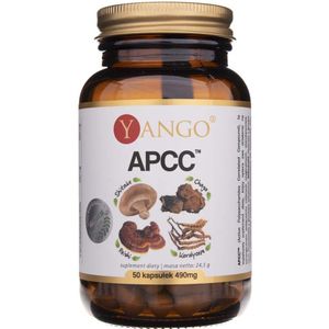 Yango APCC™ - Reishi, Shitake, Cordyceps, Chaga - 50 Capsules