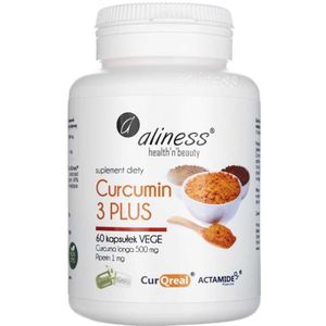 Kurkuma - Curcumine 3 Plus - 60 Veg Capsules - Natuurlijke Curcuminoïden