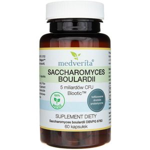 Medverita Saccharomyces Boulardii Biootic™ 5 miljard CFU's - 60 Capsules